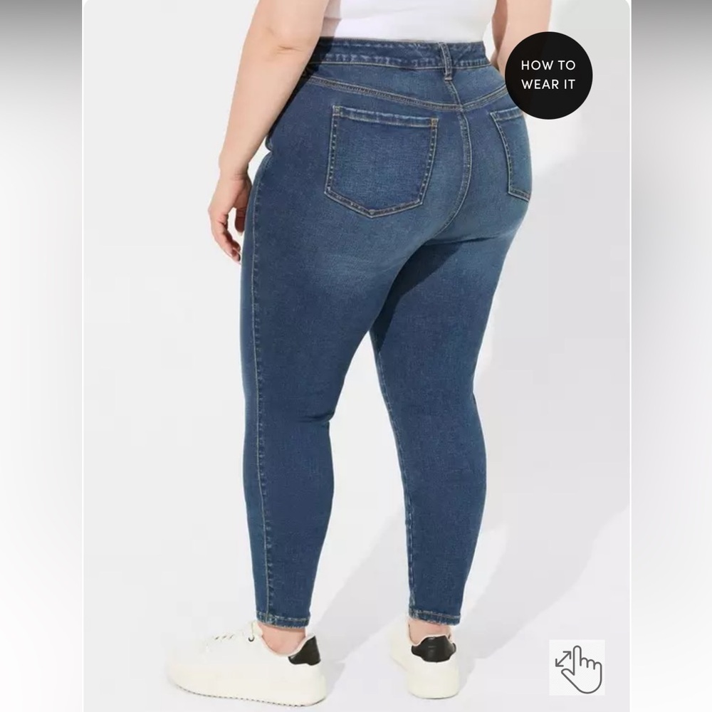 Torrid Trio Skinny High-Rise Jeans - Picture 2 of 6